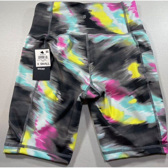 Ideology Womens X-Small Bike Shorts Multicolor stretch - Picture 2 of 10